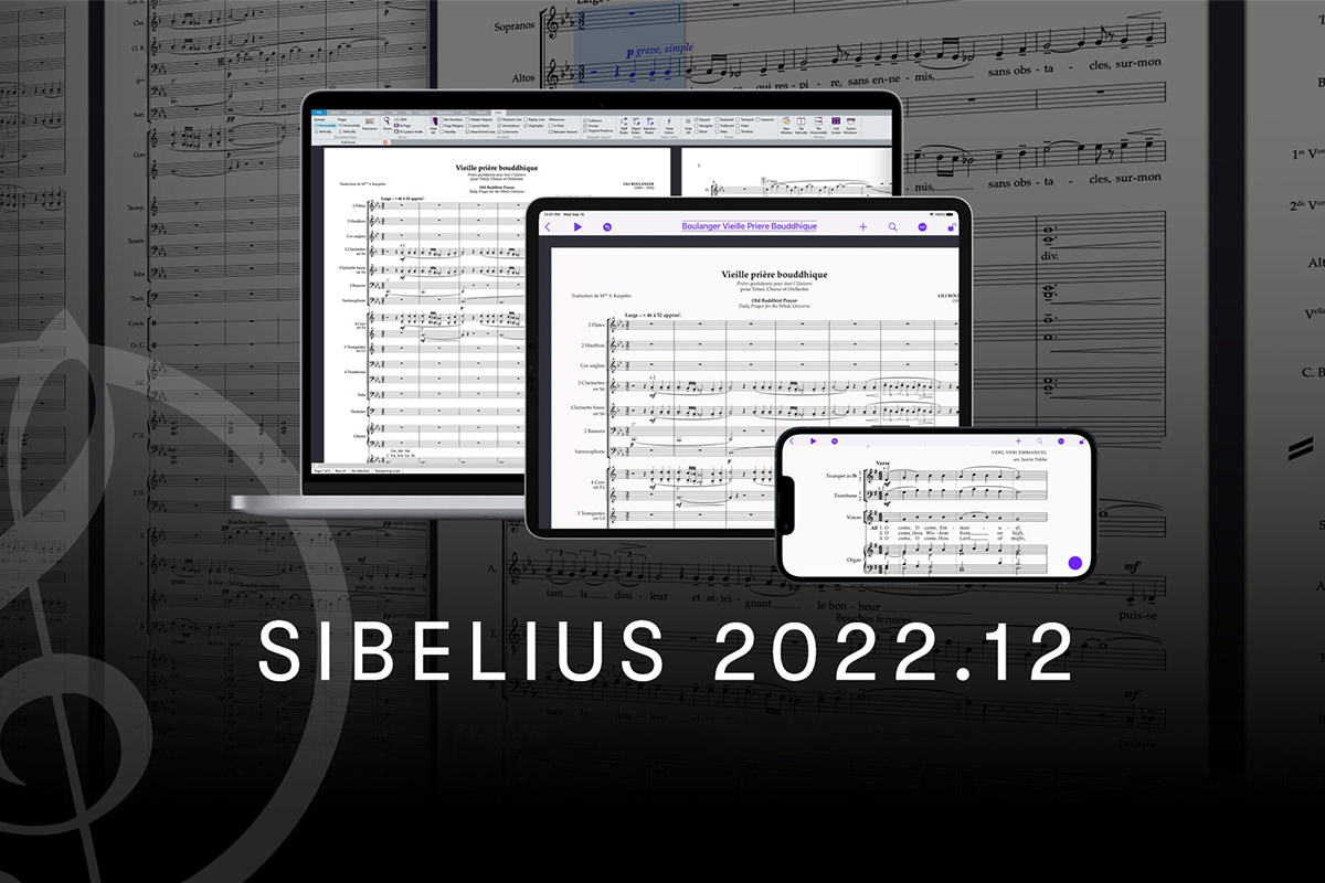 Was ist Neu in Sibelius 2022.12