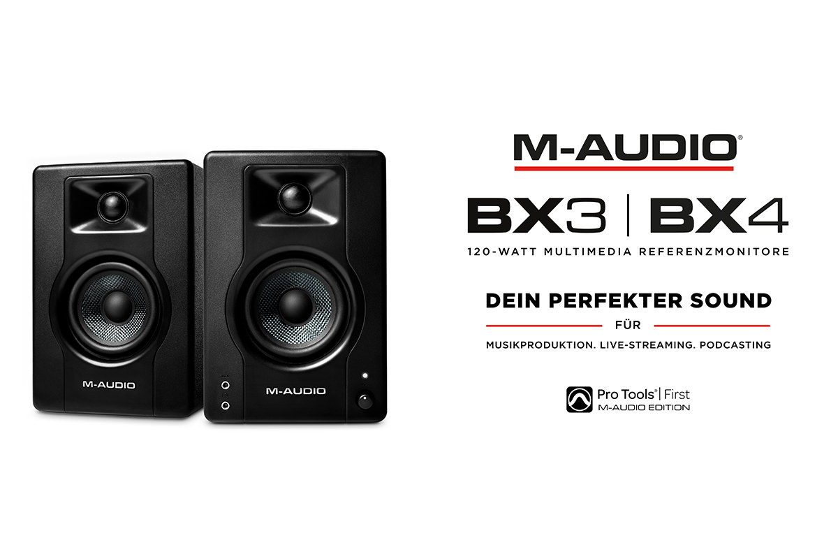M-AUDIO - DIE NEUEN BX3 & BX4 MONITORE