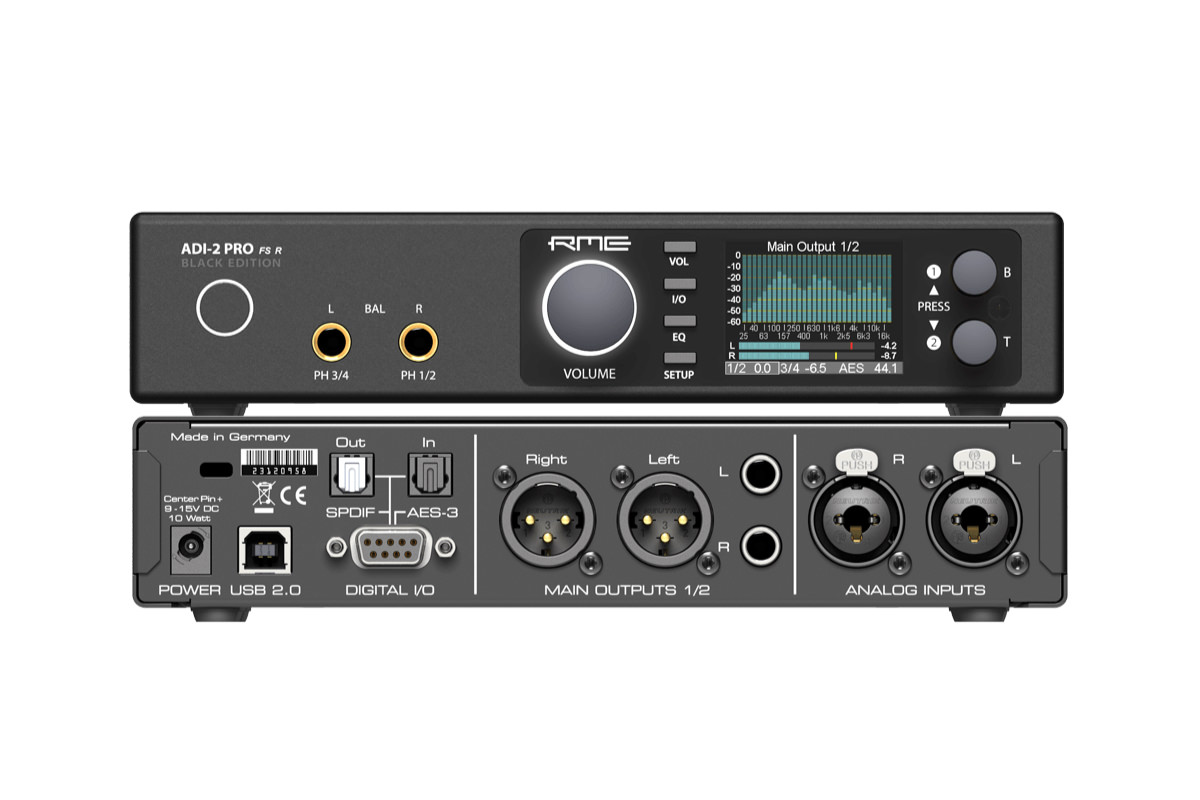 RME - ADI-2 Pro FS R Black Edition RME - ADI-2 Pro FS R Black Edition