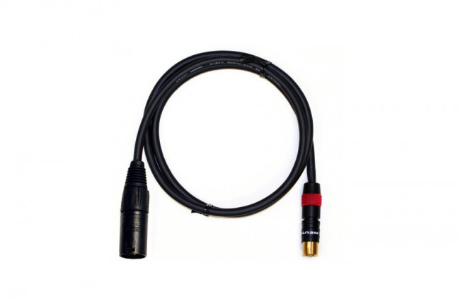 MOGAMI GOLD SERIES, HIFI-CABLE MONO (CINCH - XLR M, 3m) MOGAMI GOLD SERIES, HIFI-CABLE MONO (CINCH - XLR M, 3m)