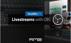 RME - TotalMix and Livestreams with OBS under macOS