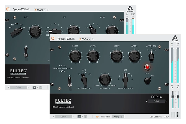 Apogee EQP-1A + MEQ-5 Pultec bundle