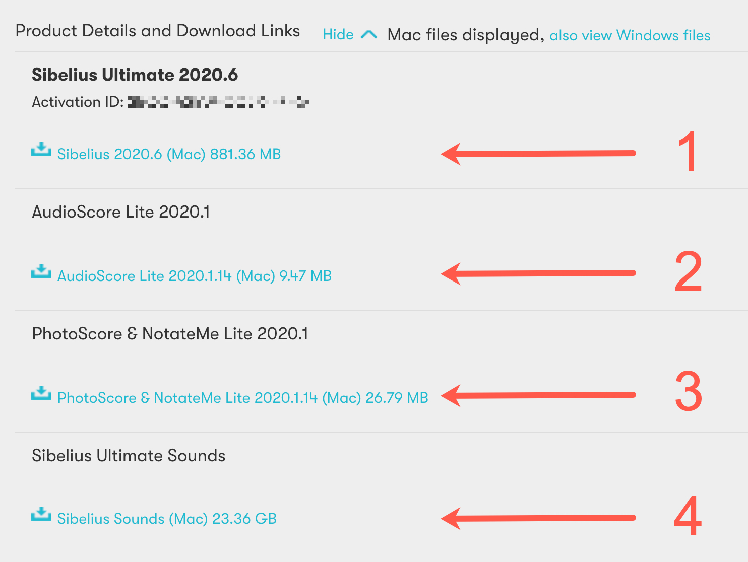 MusicNetwork Sibelius Downloads