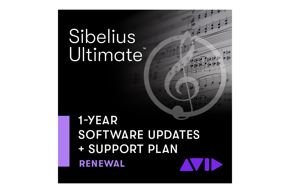 AVID Sibelius Ultimate Upgrade + Support Plan Reactivation