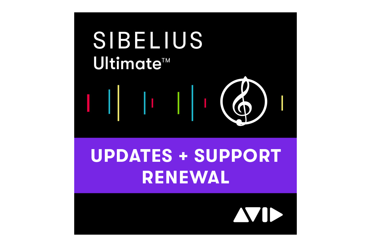 AVID UPDATE + SUPPORT PLAN (ERNEUERUNG) für SIBELIUS Ultimate