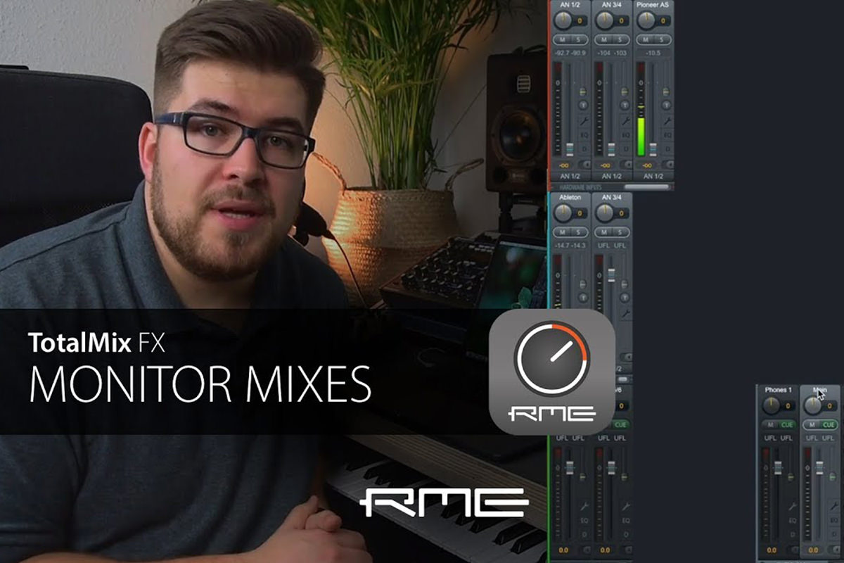 Einstieg TotalMix FX - Monitor Mix