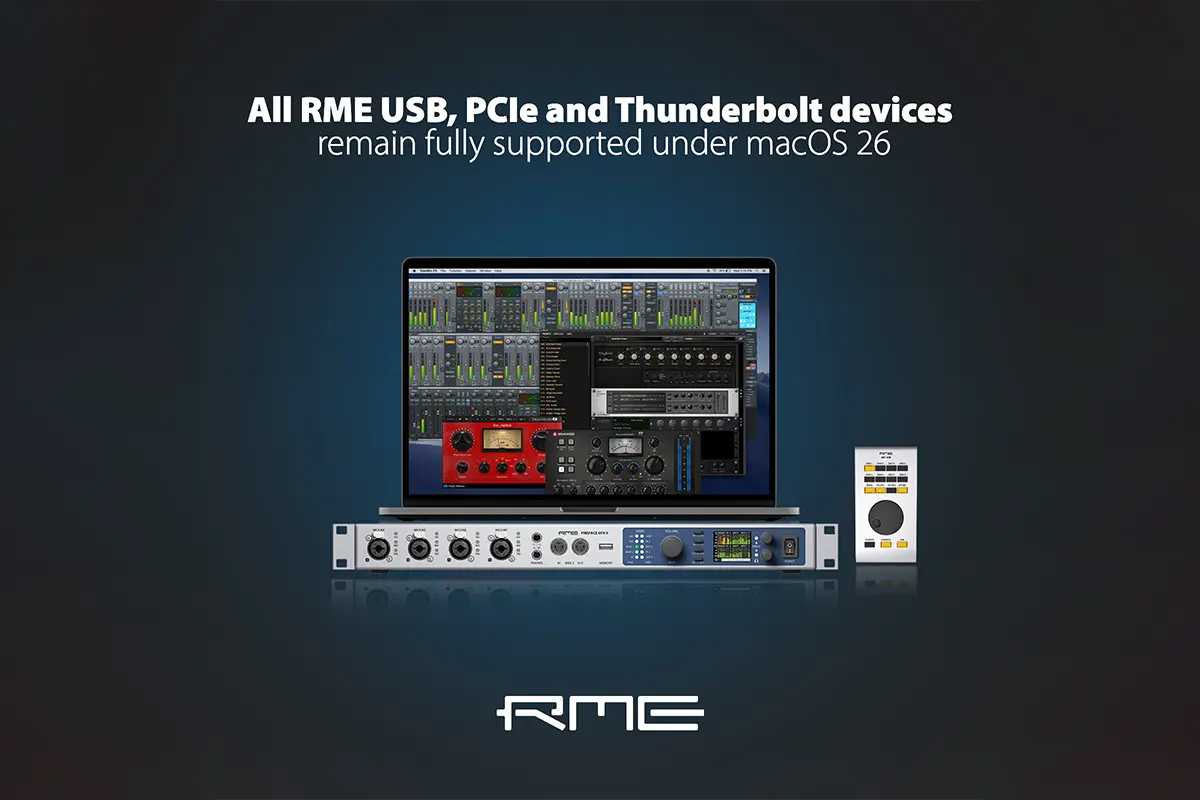 RME – Kompatibilität mit macOS 26 Tahoe