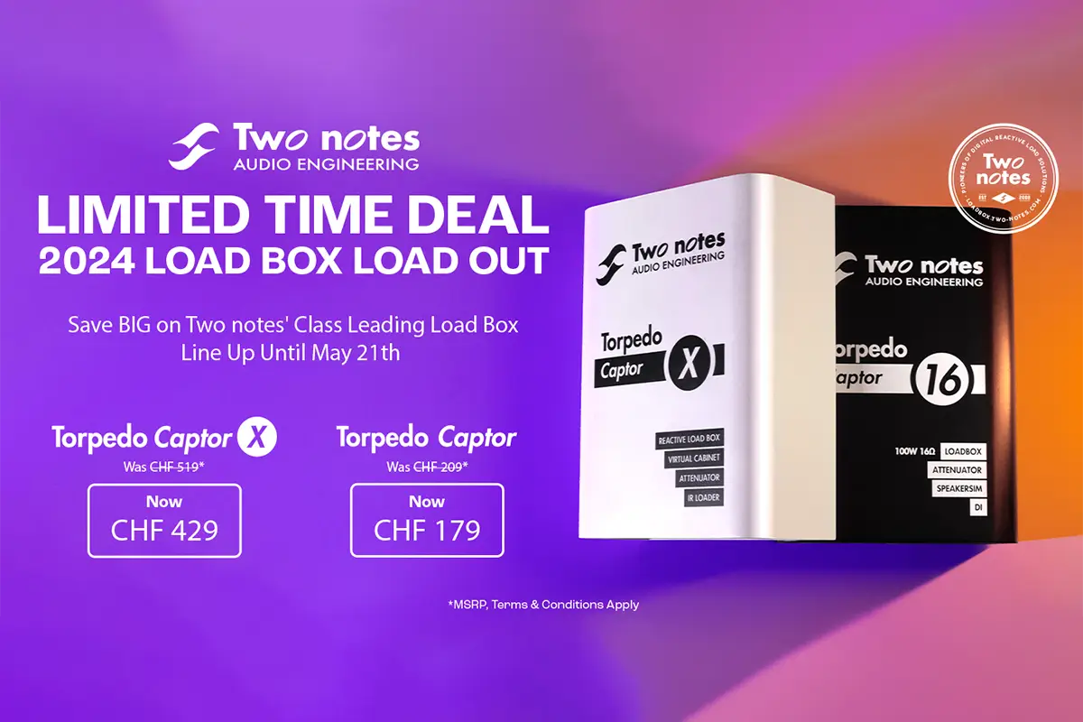 For a limited time only: Save on the best-in-class Load Box from Two Notes until 21 May! 