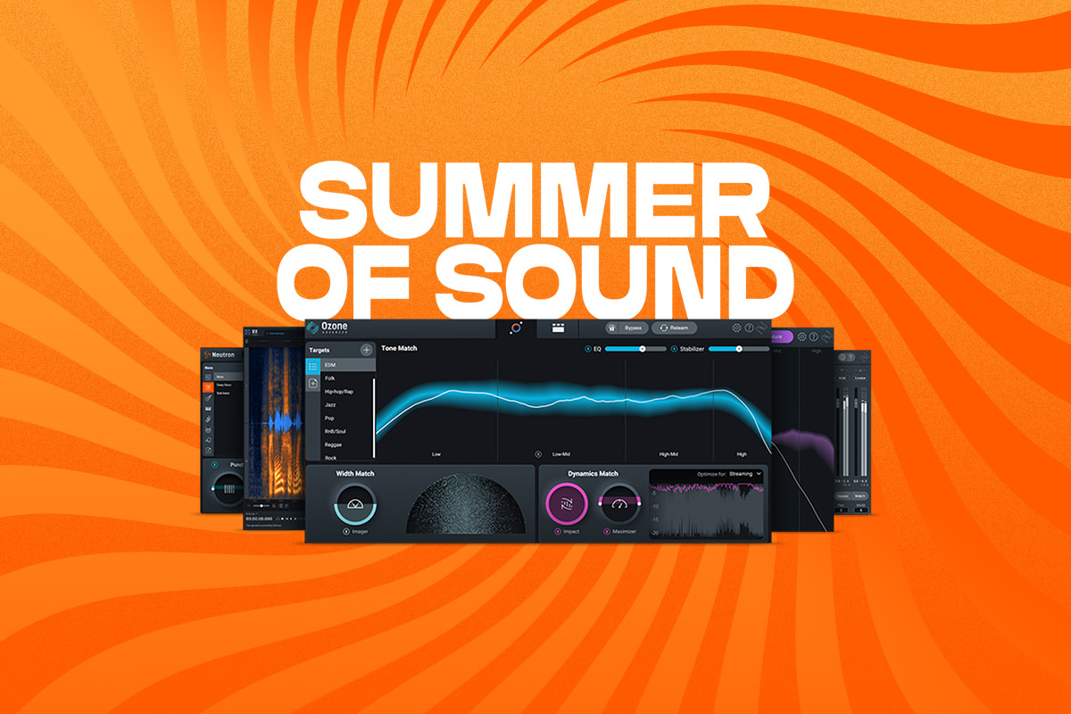 Summer of Sound bei iZotope - 50% auf alles