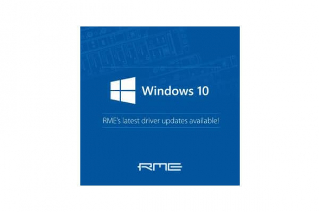 Sind RME Produkte bereit für Windows 10?