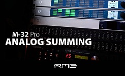 Analog summing with the M-32 Pro series 