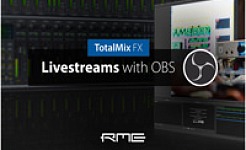 RME - TotalMix and Livestreams with OBS under macOS