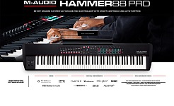 M-Audio präsentiert das Hammer 88 Pro